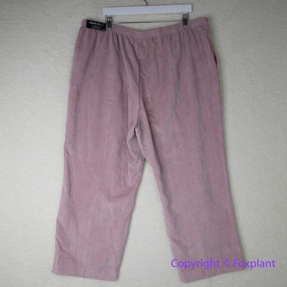 New! Afred Dunner‎ classic fit comfort waist corduroy pants, women plus size 24W - Picture 7 of 12